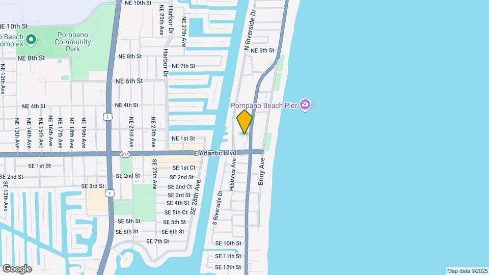 1 N Ocean Blvd Map and Location Details