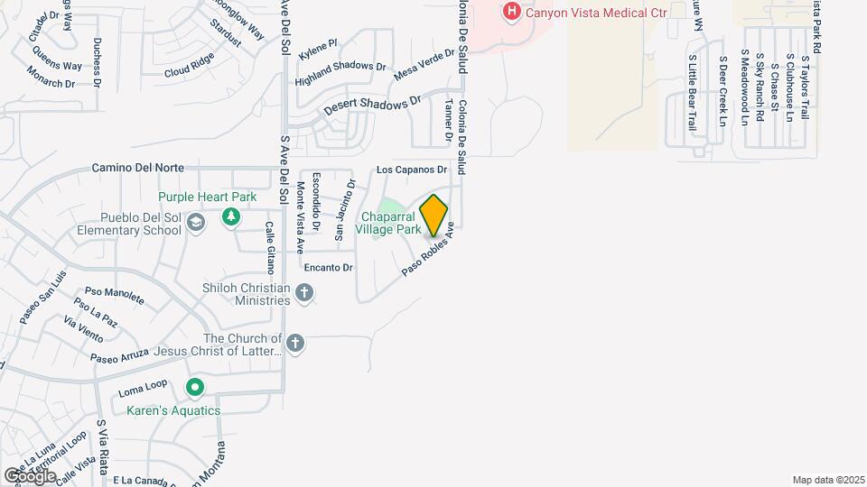 1210 Paso Robles Ave Map and Location Details