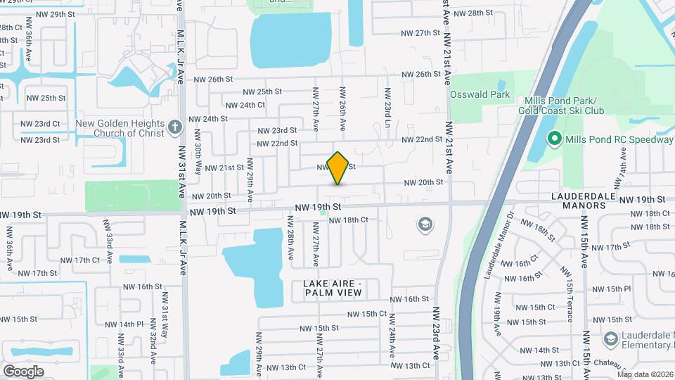 2604 NW 20th St Map and Location Details