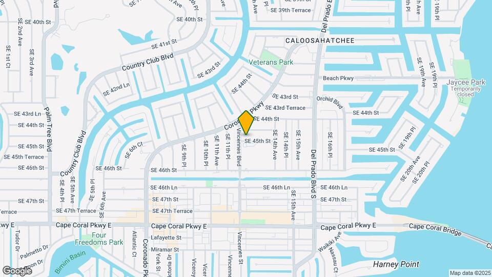 1307 SE 45th St Map and Location Details