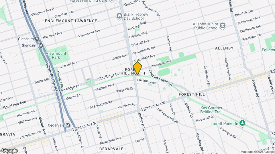 22 Shallmar Blvd Map and Location Details