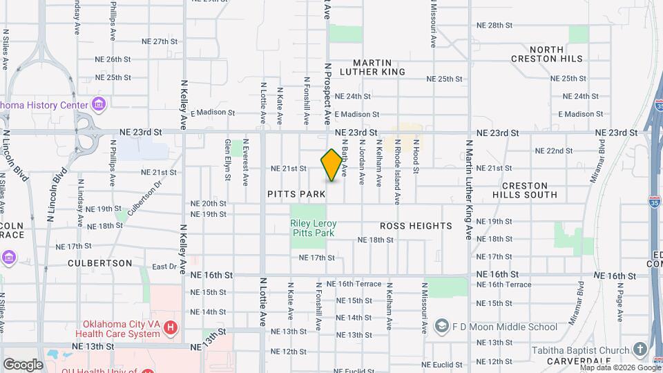 2124 N Prospect Ave Map and Location Details