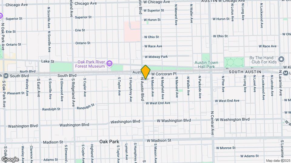 321-323 N Austin Blvd Map and Location Details