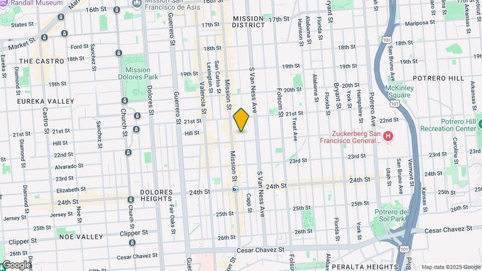 680 Capp St Mapa y Detalles de la Ubicación