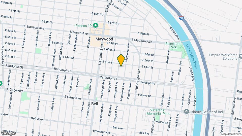 6118 Prospect Ave Map and Location Details