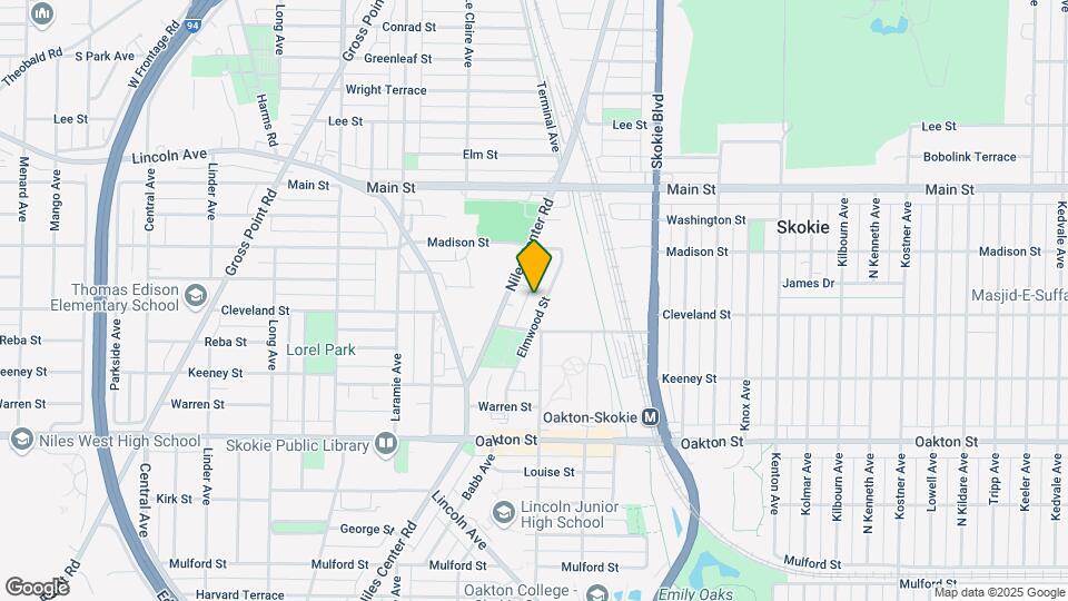 8210 Elmwood Ave Map and Location Details