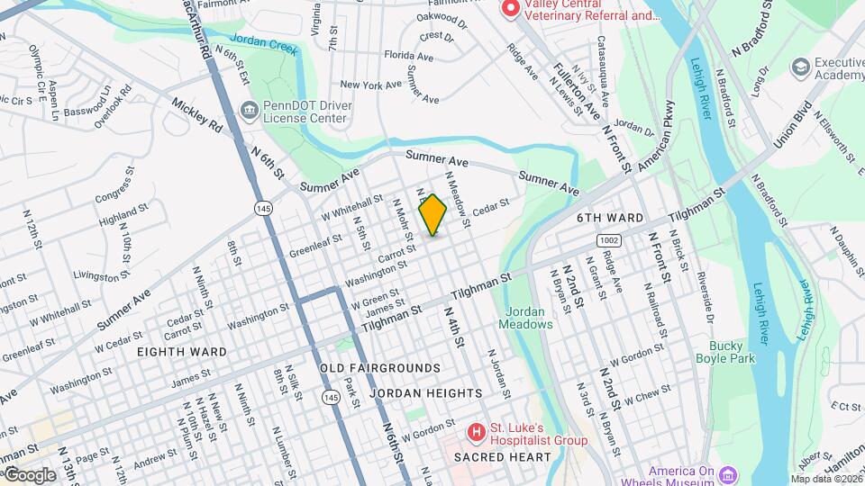 809 N 4th St Map and Location Details