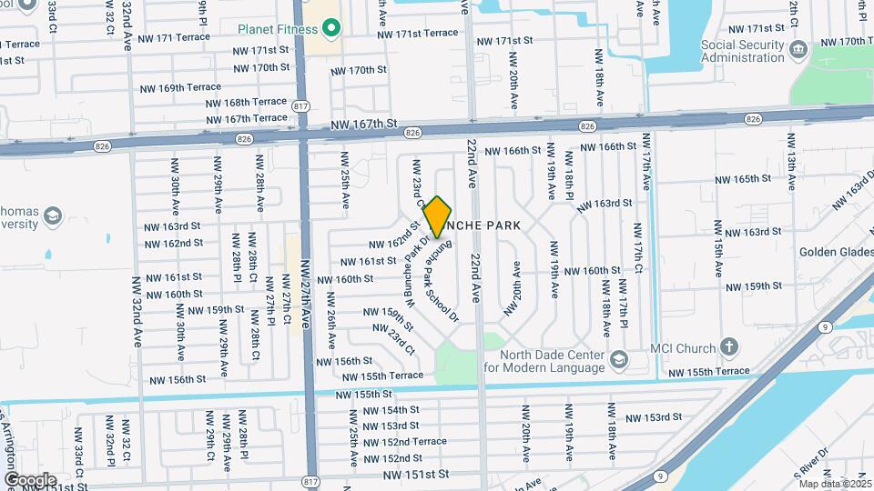 2285 Bunche Park School Dr Map and Location Details