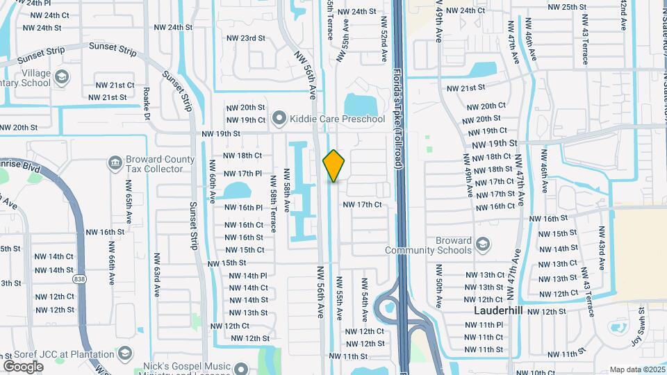 1775 NW 55th Ave Map and Location Details