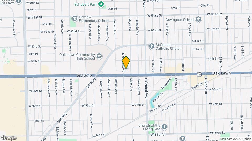 9433 Massasoit Ave Map and Location Details