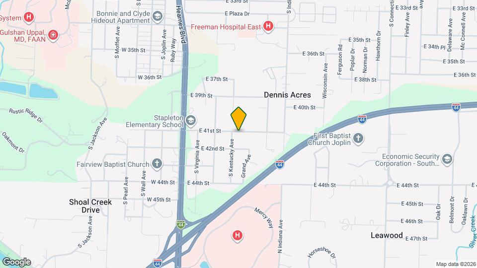 408 E 41st St Map and Location Details