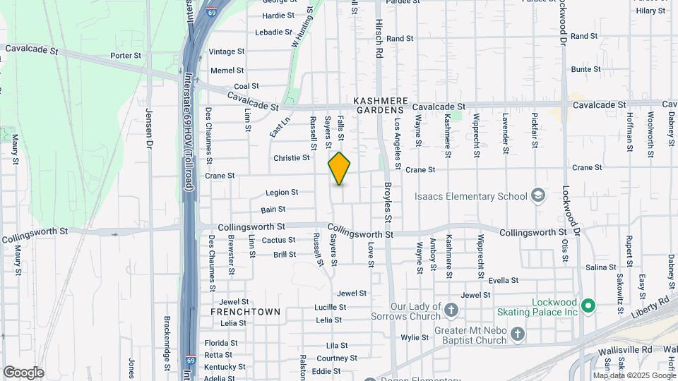 3907 Falls St Map and Location Details