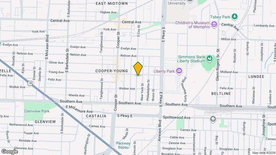 970 S Cox St Map and Location Details