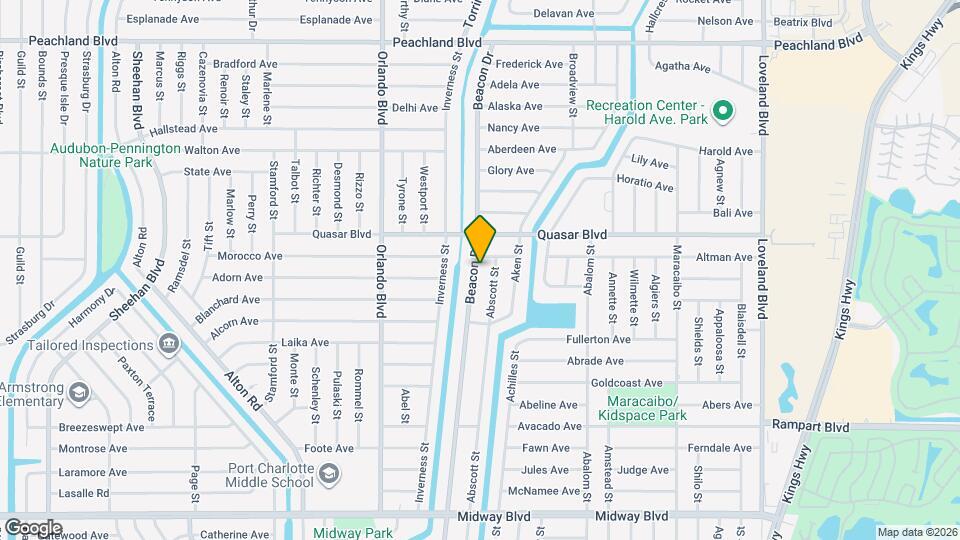 1314 Beacon Dr Map and Location Details