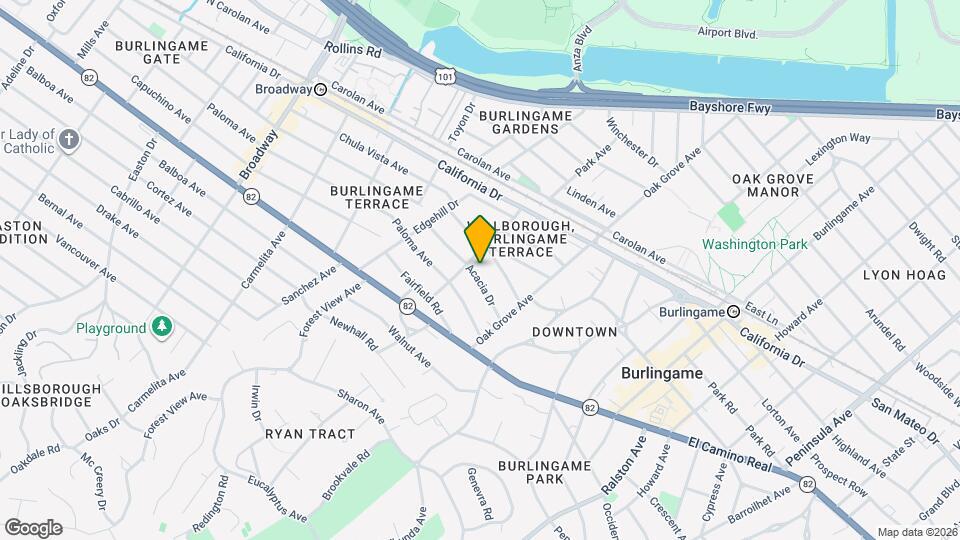 750 Acacia Dr Map and Location Details