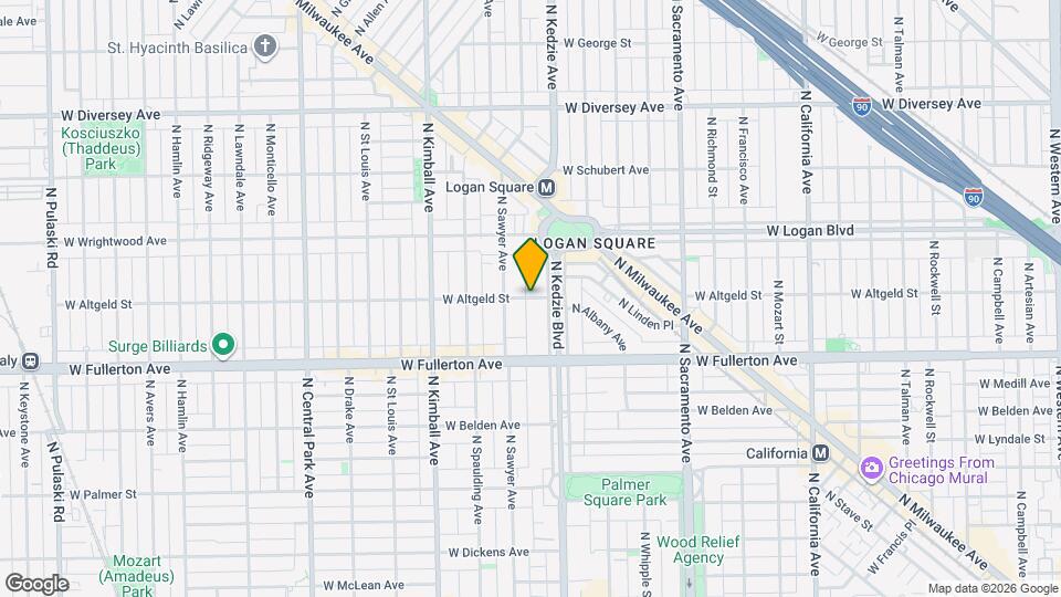 3215 W Altgeld St, Unit # 02 Mapa y Detalles de la Ubicación