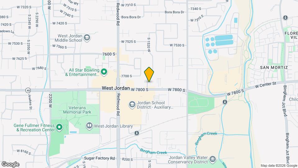 7725 S 1530 W Mapa y Detalles de la Ubicación