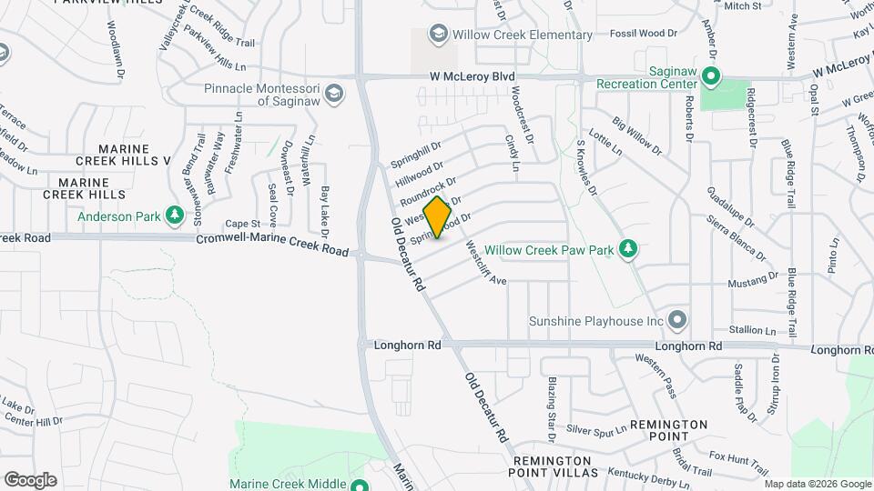 1124 W Hills Terrace Map and Location Details