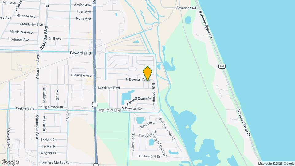 1816 E Royal Tern Ln Mapa y Detalles de la Ubicación