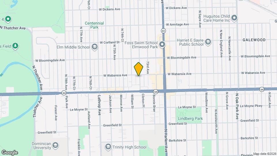 1644 N 73rd Ct Mapa y Detalles de la Ubicación