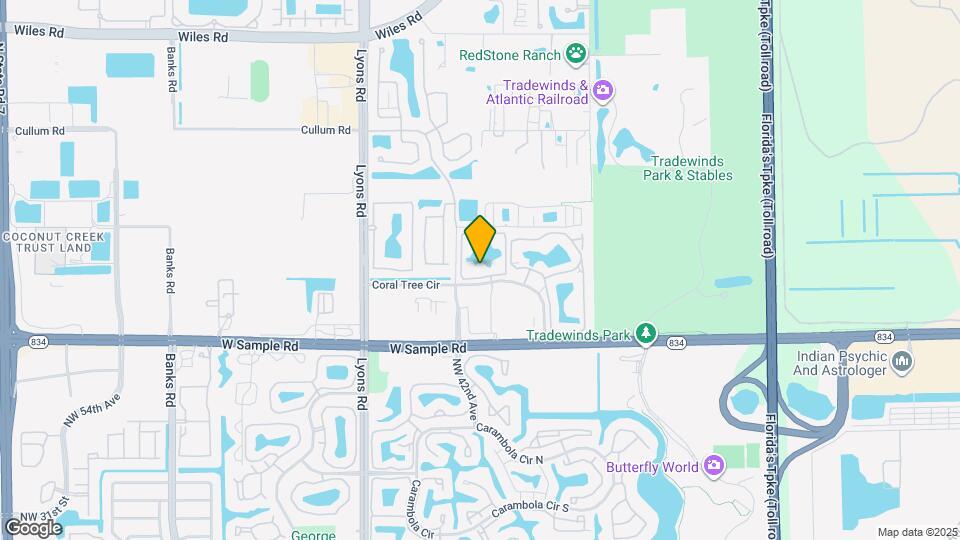 4111 Coral Tree Cir Map and Location Details