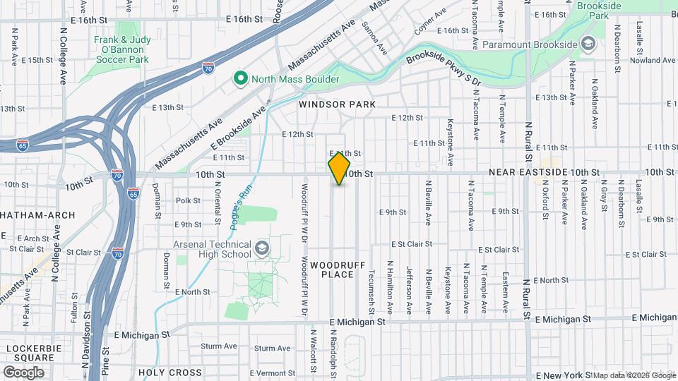 945 Woodruff Place Middle Dr Map and Location Details