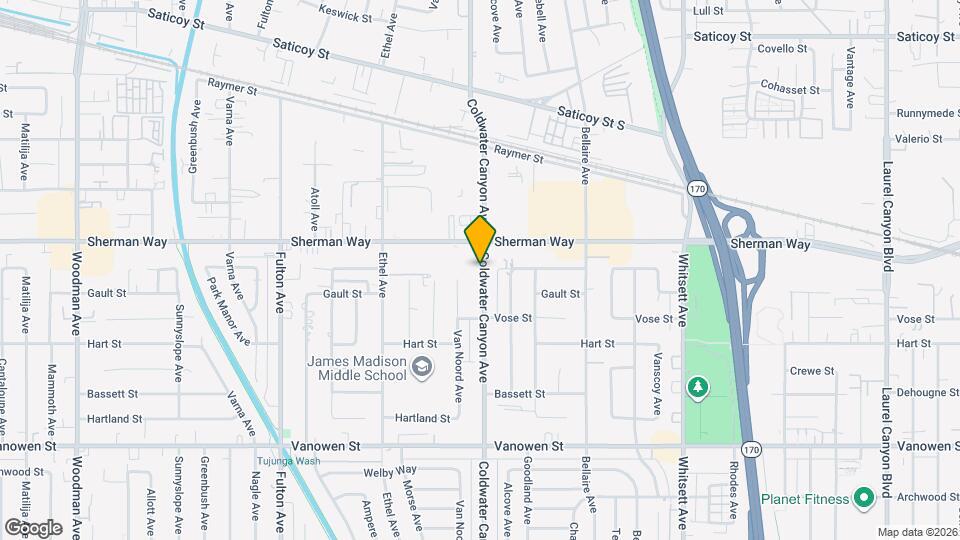 7131 Coldwater Canyon Ave, Unit 11 Mapa y Detalles de la Ubicación