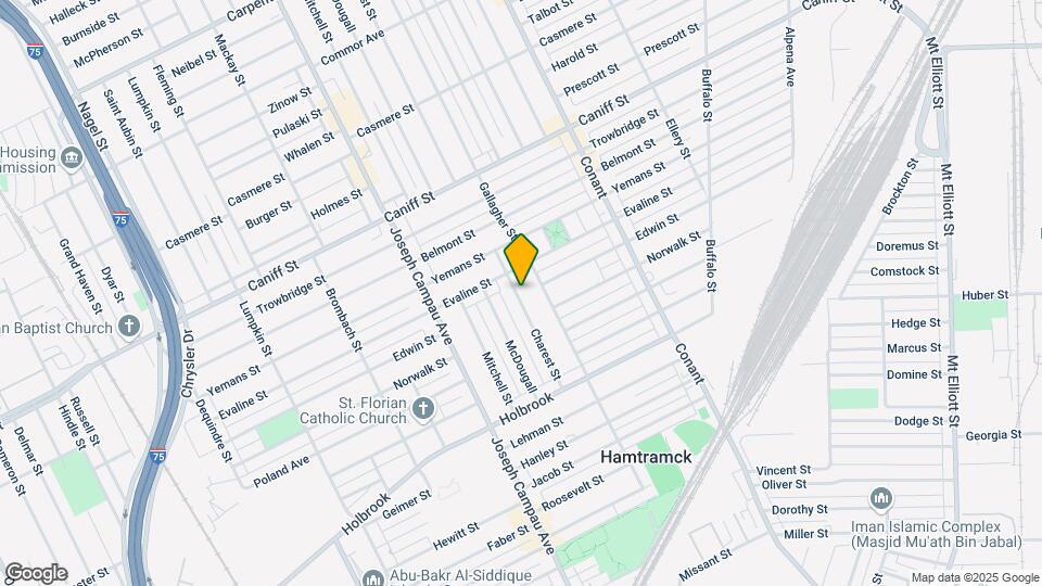 9518 Charest St Map and Location Details