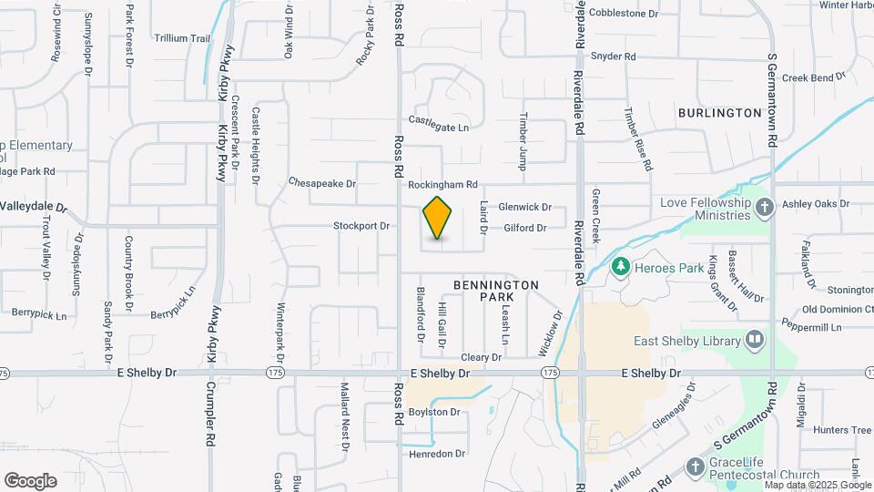 6752 Seven Valley Dr Map and Location Details