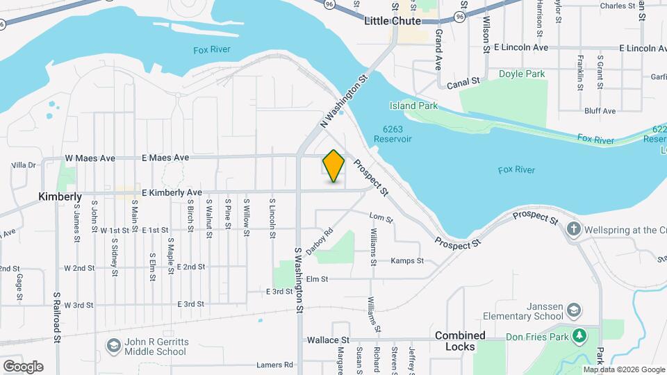 1020 E Kimberly Ave Map and Location Details