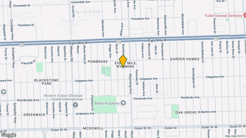 20191 Washburn St Map and Location Details
