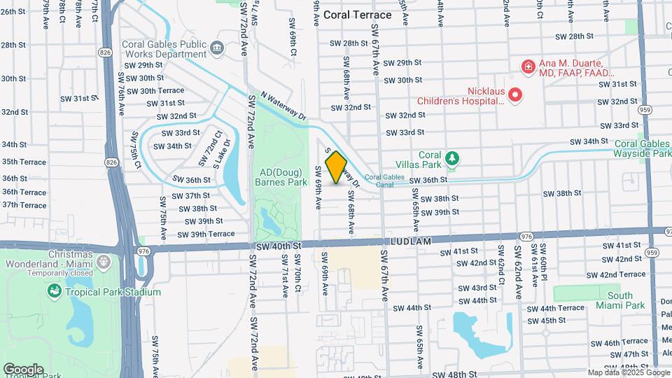 2185 NW 16th Terrace Map and Location Details