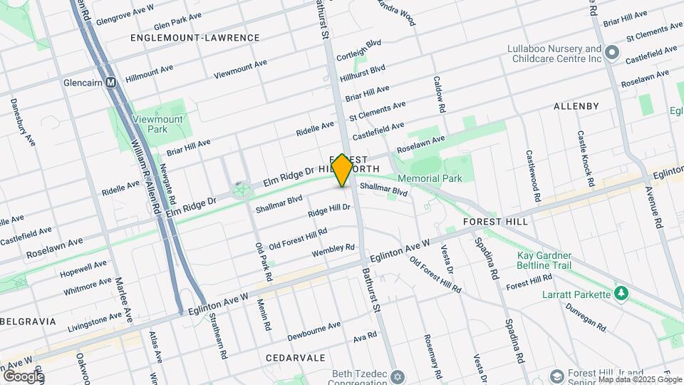 31 Shallmar Blvd Map and Location Details