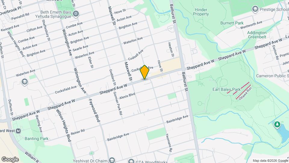 699 Sheppard Av E Map and Location Details