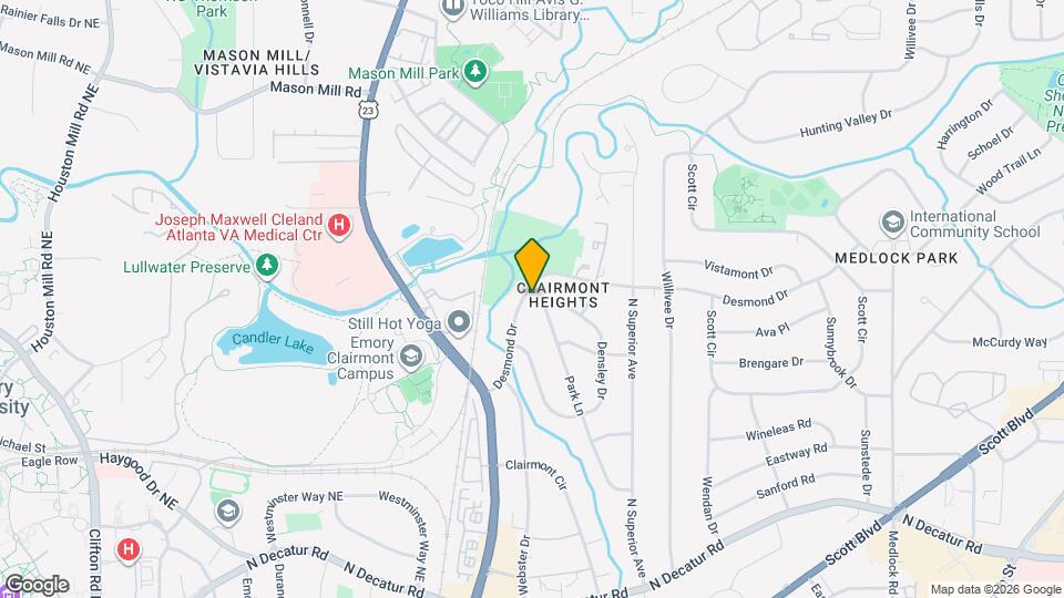 2059 Desmond Dr Mapa y Detalles de la Ubicación