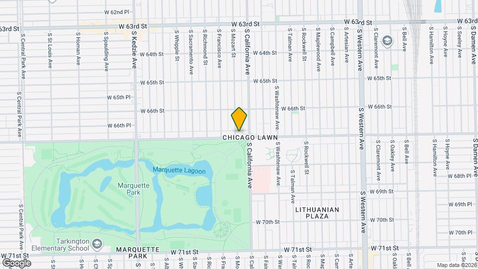 2822 W Marquette Rd Map and Location Details