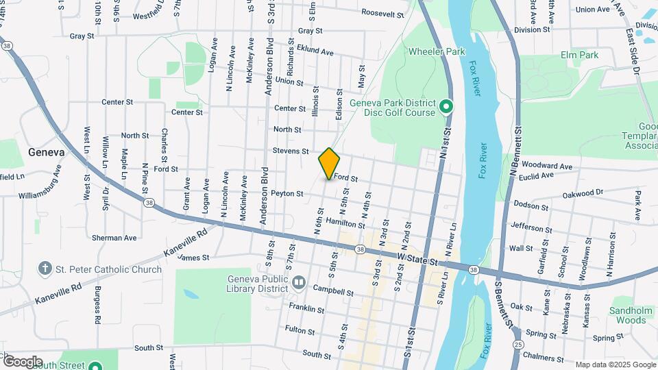 217 N 6th St, Unit Unit2 Map and Location Details