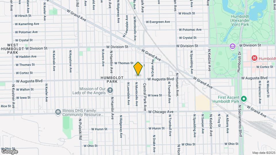 3614-3624 W Augusta Blvd Map and Location Details