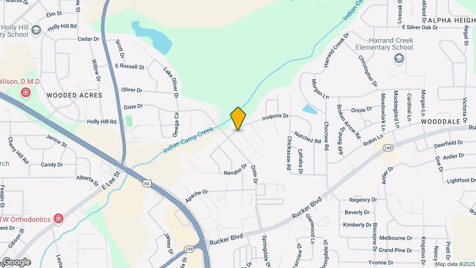 601 Iroquois Dr Map and Location Details