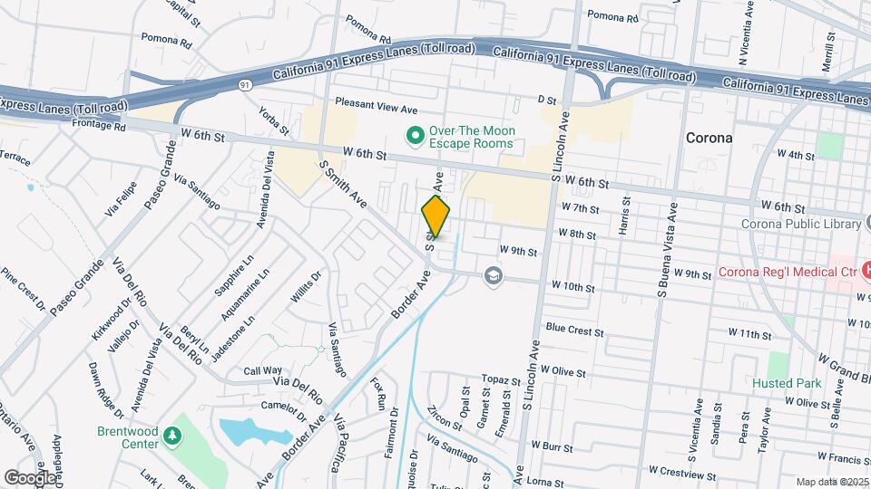 1285 W 9th St Mapa y Detalles de la Ubicación