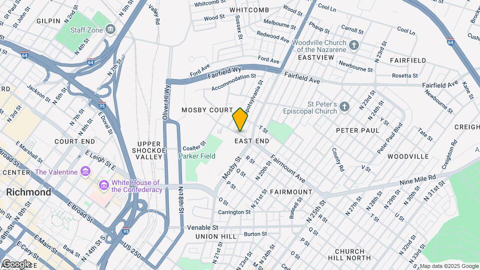 1403 Spotsylvania St Map and Location Details