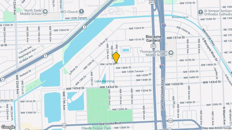 1120 NW 147th St Map and Location Details