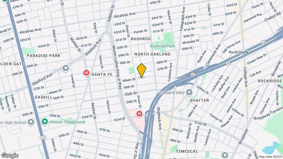 667 Aileen St Map and Location Details