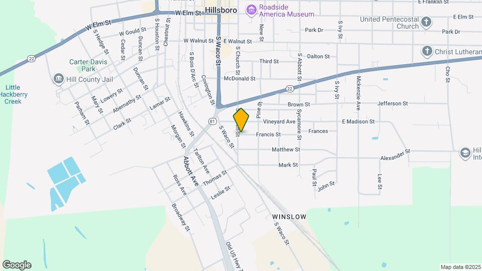 104 Francis St Map and Location Details