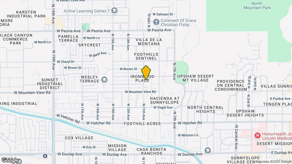 9831-9837 N 11th Ave Map and Location Details