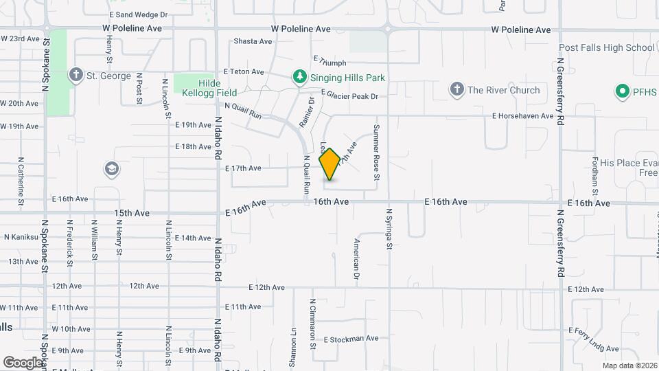 1604 N Lea St Map and Location Details