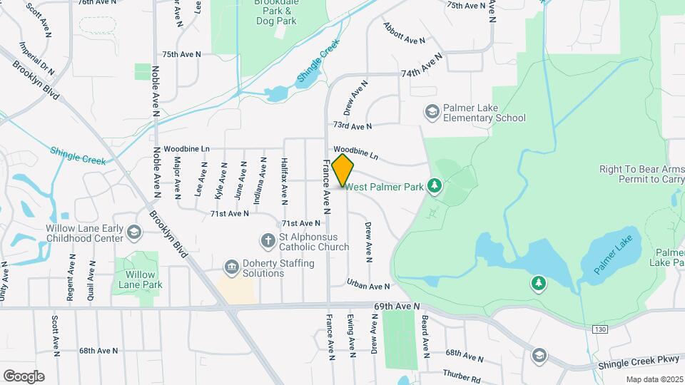 7131 Ewing Ave N Map and Location Details