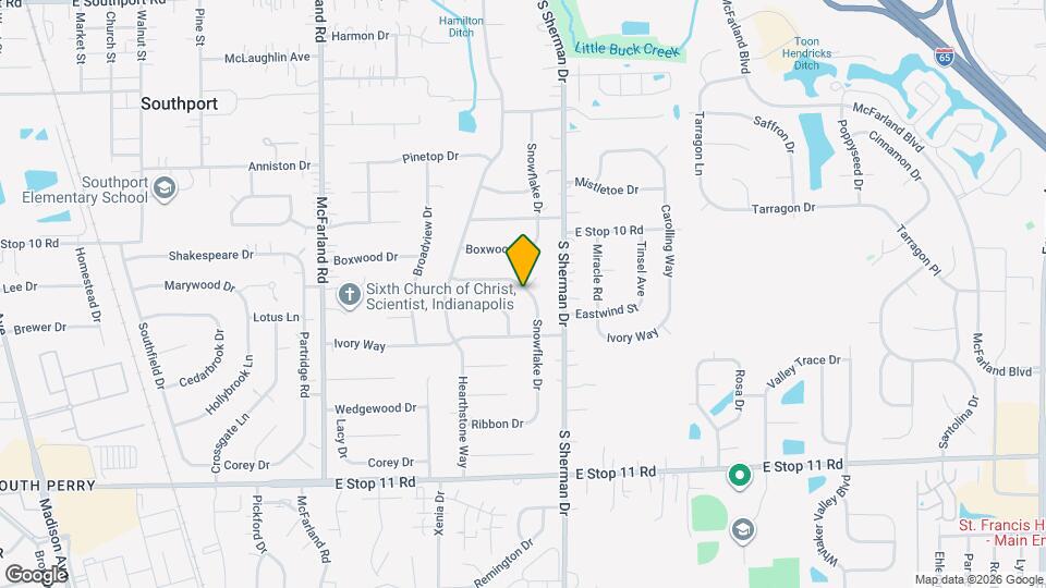 7620 Snowflake Dr Map and Location Details