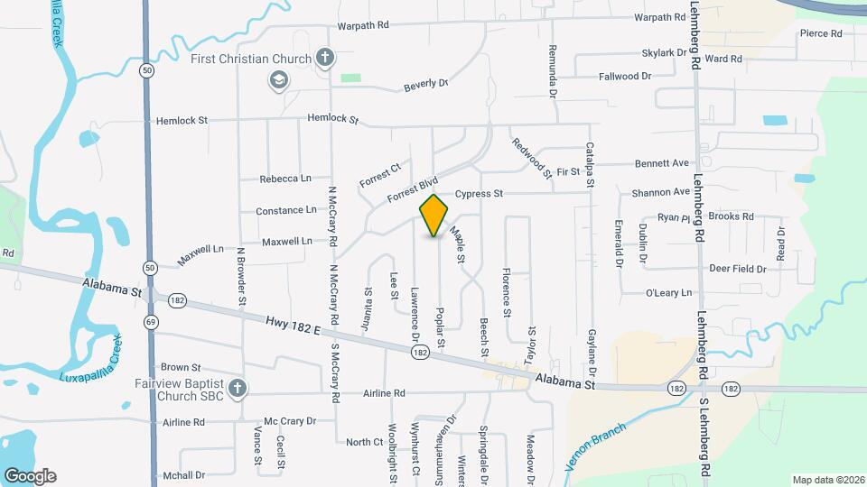 137 Poplar St Mapa y Detalles de la Ubicación