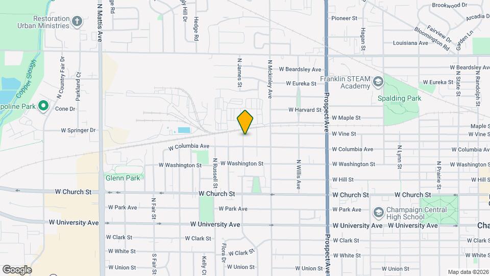 608 N James St Map and Location Details